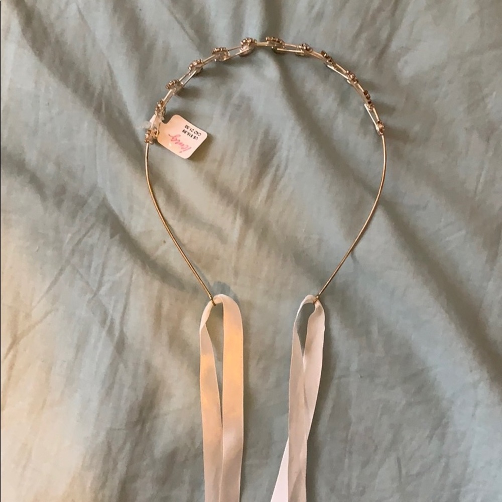 Jewel Headband with Ribbon